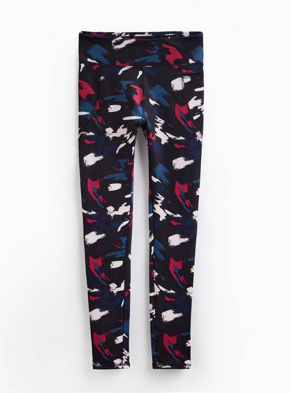 REAKTIV Brushstroke Printed High Waisted Everyday Legging XXL